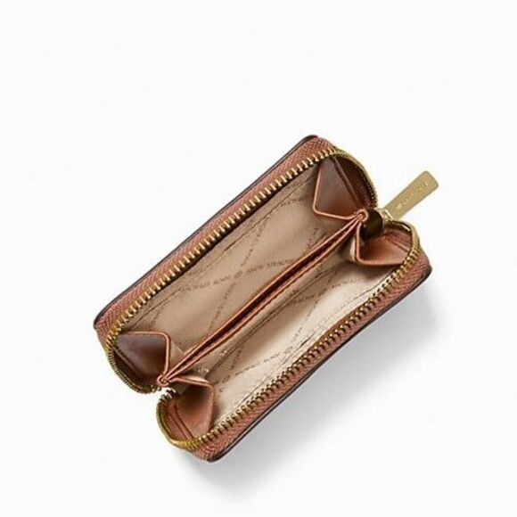 New Michael Kors Jet Set Travel Medium Card case Wallet Vanilla Multi - Picture 3 of 3